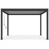Pavėsinė Pergola ELEGANCE 3x4, Anthracite/Light Pilkas