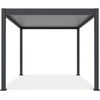 Pavėsinė Pergola ELEGANCE 3x4, Anthracite/Light Pilkas