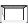 Pavėsinė Pergola ELEGANCE 3x4, Anthracite/Light Pilkas