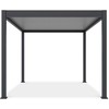 Pavėsinė Pergola ELEGANCE 3x4, Anthracite/Light Pilkas