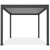 Pavėsinė Pergola ELEGANCE 3x4, Anthracite/Light Pilkas