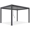 Pavėsinė Pergola ELEGANCE 3x4, Anthracite/Light Pilkas