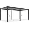 Pavėsinė Pergola ELEGANCE 3x6, Anthracite/Light Pilkas