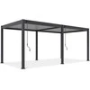 Pavėsinė Pergola ELEGANCE 3x6, Anthracite/Light Pilkas