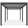 Pavėsinė Pergola ELEGANCE 3x6, Anthracite/Light Pilkas