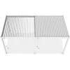 Pavėsinė Pergola ELEGANCE 3x6, Baltas