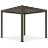 Pavėsinė Pergola ELEGANCE AUTOMATIC 3x3 su LED, Taupe