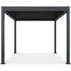 Pavėsinė Pergola ELEGANCE AUTOMATIC 3x4 su LED, Anthracite