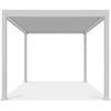 Pavėsinė Pergola ELEGANCE AUTOMATIC 3x4 su LED, Baltas