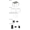 Pavėsinė Pergola ELEGANCE AUTOMATIC 3x4 su LED, Anthracite/Light Pilkas