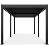 Pavėsinė Pergola ELEGANCE AUTOMATIC 3x6 su LED, Anthracite