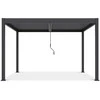 Pavėsinė Pergola ELEGANCE DUO 3.6x4, Anthracite