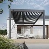 Pavėsinė Pergola ELEGANCE WALL 3x3, Anthracite, montuojama prie sienos