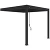 Pavėsinė Pergola ELEGANCE WALL 3x3, Anthracite, montuojama prie sienos