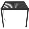 Pavėsinė Pergola ELEGANCE WALL 3x3, Anthracite, montuojama prie sienos