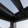 Pavėsinė Pergola ELEGANCE WALL 3x3, Anthracite, montuojama prie sienos