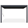 Pavėsinė Pergola ELEGANCE WALL 3x4, Anthracite, montuojama prie sienos