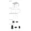 Pavėsinė Pergola ELEGANCE WALL 3x4, Anthracite, montuojama prie sienos