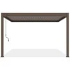 Pavėsinė Pergola ELEGANCE WALL 3x4, Taupe, montuojama prie sienos