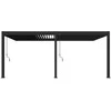 Pavėsinė Pergola ELEGANCE WALL 3x6, Anthracite, montuojama prie sienos