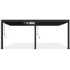 Pavėsinė Pergola ELEGANCE WALL 3x6, Anthracite, montuojama prie sienos