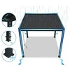 Pavėsinė Pergola ELEGANCE WALL 3x6, Anthracite/Light Pilkas, montuojama prie sienos