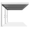 Pavėsinė Pergola ELEGANCE WALL 3x6, Baltas, montuojama prie sienos