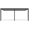 Pavėsinė Pergola ELEGANCE WALL AUTOMATIC 3x6 su LED, Anthracite/Light Pilkas, montuojama prie sienos