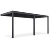 Pavėsinė Pergola ELEGANCE WALL AUTOMATIC 3x6 su LED, Anthracite, montuojama prie sienos