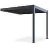 Pavėsinė Pergola ELEGANCE WALL AUTOMATIC 3x3 su LED, Anthracite, montuojama prie sienos