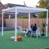 Pavėsinė Pergola Premium 3x4, Baltas