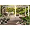 Pavėsinė Pergola Premium 3x6, Baltas