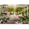 Pavėsinė Pergola Premium 3x6, Baltas
