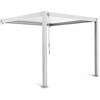 Pavėsinė Pergola Premium Wall 3x3 Baltas, montuojama prie sienos