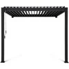 Pavėsinė Pergola Premium Wall 3x4 Anthracite, montuojama prie sienos