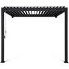 Pavėsinė Pergola Premium Wall 3x4 Anthracite, montuojama prie sienos