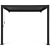 Pavėsinė Pergola Premium Wall 3x4 Anthracite, montuojama prie sienos