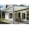 Pavėsinė Pergola Premium Wall 3x4 Baltas, montuojama prie sienos