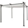 Pavėsinė Pergola SPRINT 3x3, Anthracite/Baltas