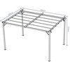 Pavėsinė Pergola SPRINT 3x4, Anthracite/Baltas