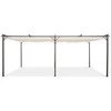 Pavėsinė Pergola SPRINT 3x6, Anthracite/Baltas