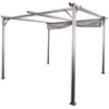 Pavėsinė Pergola SPRINT PLUS 3x3, Anthracite/Baltas
