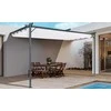Pavėsinė Pergola SPRINT WALL 4x2.7, Anthracite/Baltas, montuojama prie sienos