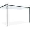 Pavėsinė Pergola SPRINT WALL 4x2.7, Anthracite/Baltas, montuojama prie sienos