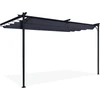 Pavėsinė Pergola SPRINT WALL 4x2.7, Anthracite/Pilkas, montuojama prie sienos