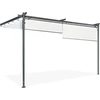 Pavėsinė Pergola SPRINT WALL PLUS 4x2.7m, Anthracite/Baltas, montuojama prie sienos