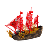 Piratų laivas su šviesom ir garsais, rudas