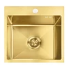 Plieninė virtuvinė plautuvė Rea Leo 40, Brushed Gold