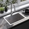Plieninė virtuvinė plautuvė Rea Liam, Brushed Nickel