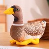 Pliušinis žaislas Antis, 28 cm, ruda/geltona